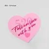 Celebridad de Internet 520 Decoración de Pastel para el Día de San Valentín Pareja Sosteniendo Rosas Vaso Recto Vaso de Mousse de Fresa Bolso