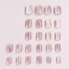 Moda floreciente bombilla pequeña ojo de gato usar manicura parche de uñas uñas desmontables Blanco producto terminado al por mayor