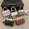 Bolso Pequeño Cuadrado de Bloques de Color Estilo Coreano Bolso Cruzado con Lazo para Mujer Versátil Francés Nicho Exquisito Bolso de Hombro Único Estilo Mori