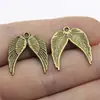 21X19Mm 1.2g Multicor Exportação Joias Europeias e Americanas Mais Vendidas Animal Voador Asa Dupla Pingente