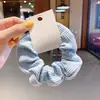 Scrunchie Fofo Estilo JK Acadêmico Coreano, Elástico de Cabelo para Meninas, Acessório de Cabelo