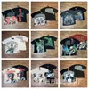 Comércio Exterior Atacado Moda Americana Emoção Mista Polvo Alienígena Strass Anjo Manga Curta Casal Estampa Total Camiseta