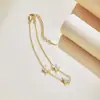 Nuevo Pulsera de Plata de Ley S925 con Mariposa para Mujer de Fábrica, Incrustada con Piedra Marquesa, Diseño de Mariposa, Joyería de Lujo de Alta Gama