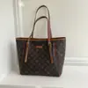Bolsa Tote Casual de Gran Capacidad para el Día a Día Versátil Moderna de un Solo Hombro Simple Retro Estampada Bolso de Mano con Temperamento