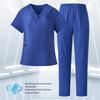 Roupa Cirúrgica Médica de Secagem Rápida Roupa de Trabalho de Médico Roupa de Enfermeira de Sala de Cirurgia Elástica Lavagem à Mão Terno Verão Fino Masculino