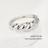 Moda Europea y Americana Pulsera de Giro Nuevo Diseño de Nicho Metal de Gama Alta Pulsera Rayada Retro Hebilla de Resorte
