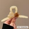 Accesorios para la cabeza pinza de amor grande a juego de colores para mujer 2023 nueva pinza para el cabello adorno para la cabeza temperamento cabeza de tiburón al por mayor