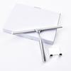 Limpiaparabrisas de silicona blanca acero inoxidable vidrio limpiaparabrisas de silicona para vidrio limpiador de vaho de espejo rascador de vidrio