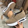 Zapatos de Plataforma de Otoño de Estilo Coreano Nuevo 2025 de Moda para Mujer con Altura Aumentada, Zapatos Casuales Transpirables al por Mayor