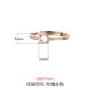 Prata de Lei 925 Estilo Coreano Anel Feminino Suporte Vazio Acessórios de Suporte Incrustado com Ouro 18K Montagem de Anel Anel de Diamante Aliança de Casamento Anel Redondo Feminino Suporte Vazio