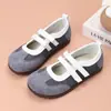 Zapatos de mujer, nuevo modelo de otoño, zapatos casuales de comercio exterior, cómodos y transpirables, con cierre de velcro, zapatos Mary Jane, suela suave, ligeros, adecuados para madres