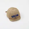 Gorra para Niños Primavera y Otoño Bordada con Letras Ala Suave Sombrero para el Sol Primavera de Bebé Parte Superior Suave Gorra de Béisbol