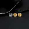 Plata de Ley S925 Cruz de Diamante Flor Hueca Espaciador DIY Accesorios para Joyería Tejido a Mano Artesanía Fina Agujero Grande Accesorios Pequeños