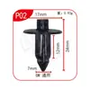 Dinghui Deflector Universal para Coche Clip de Parachoques Flecha de Fijación de Panel de Capó Sujetador de Empuje