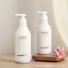 Novo frasco de gel de banho de xampu pe 500ml frasco de lavagem de alta qualidade 800ml sensação de pelúcia suprimentos de banheiro cabeça de bomba garrafa
