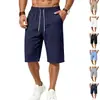 Pantalones cortos casuales de verano para playa para hombre, elásticos con cordón en la cintura, holgados, talla grande, para hombre, transfronterizos, de Amazon, disponibles en varios colores