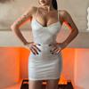 2024 Estilo Caliente de Comercio Exterior Transfronterizo Falda Ajustada de Tirantes de Alta Gama Vestido Sexy Ropa Femenina para Actuación en Escenario
