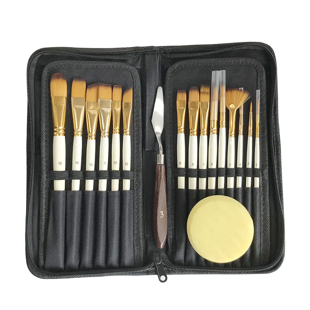 18pcs artist brush set_1