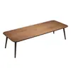 Escritorio de sala de estar Zen madera madera maciza mesa de conferencias rectangular comercial tablero grande mesa larga simple multifuncional