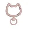 Cabeza de Gato Colorida Broche de Resorte Accesorios para Joyería DIY Accesorios de Llavero Abierto de Aleación Amuletos para Bolsos Cuentas para Joyería