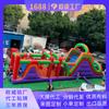 Obstáculo Inflable Material de PVC Duradero Entrenamiento Físico