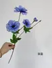 4 Cabeças Flor de Anêmona Flor Artificial Decoração Ranúnculo Arranjo de Flores de Mesa Decoração de Corredor de Casamento Arranjo de Flores Gérbera Rosa Maithai