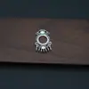 Accesorios de Joyería Vintage DIY Aro de Plata Antigua Mariposa Loto Colgante de Múltiples Agujeros Pasador de Pelo Collar Materiales Hechos a Mano