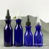 Spot 60ml 100ml Frasco azul pontudo frasco de pet azul frasco dosador frasco de apertar pontudo