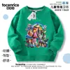 Moletom Zootopia 2 Roupas Zootopia Camisa de Lã Estampada para Meninos Camiseta Grossa de Manga Longa Infantil