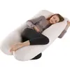 Almohada para embarazadas con protección para la cintura, almohada para dormir de lado, almohada multifuncional para embarazadas, almohada en forma de U, suministros para embarazadas, almohada para dormir, almohada para dormir de lado