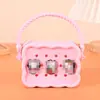 Bolsa Tote de Silicone para Natação e Caminhada de Férias Bolsa Transversal Porta-Moedas Infantil Mochila DIY para Estudante Pingente de Mochila Escolar
