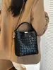 Bolso de Cubo Tejido de Alta Gama para Mujer 2026 Nuevo Bolso de Hombro Casual Bolso de Mano Versátil para el Trabajo Bolso Cruzado
