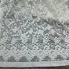 Tejido de encaje jacquard elástico para vestidos, tejido de encaje arrugado para ropa, fabricante de tejido de encaje de verano