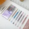 Nova Caneta Flash com 72 Cores, Marca-texto de Grande Capacidade, Caneta de Pintura Colorida para Anotações de Estudantes de Alto Valor