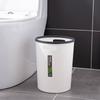 Bote de basura con logo imprimible material de protección ambiental con asa bote de basura de clasificación para sala de estar doméstica cocina papelera de baño