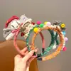 Diadema de Tejido de Lana para Niños Muñeco de Tela Perro de Nariz Larga Diadema para Niña No Aprieta la Cabeza y No Presiona el Cabello Accesorio para la Cabeza de Niña