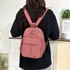 Mochila Ligera de Nylon Casual para Viajes, Compras, Versátil, Bolso para Mujer, Almacenamiento Portátil, Compras, Viajes Diarios, Mochila Pequeña