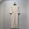 Novo Vestido de Renda Estilo Literário Japonês Cintura Alta Slim Solto Saia Longa para Mulheres