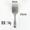 Espátula para Pastel de Acero Inoxidable Espátula para Freír Espátula para Huevo Bistec Herramienta de Espátula Plana para Cocinar Teppanyaki Pizza