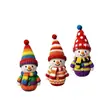 Nuevas Decoraciones Coloridas Estilo Árbol de Navidad, Nuevos Adornos Colgantes de Muñeco de Nieve Navideño de Acrílico para el Hogar