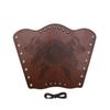 Brazalete de Cuero Medieval para Hombres Transfronterizo Hacha Vikinga Repujada Punk para Brazo Accesorios de Disfraz COSPLAY