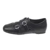 Sapatos Quadrados de Couro Retro 2026 com Fivela, Sapatos Rasos Femininos Pretos, Sapatos Mary Jane Retrô Marrom Outono