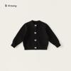 Ropa para Niños Youbao Suéter para Niñas Rojo Primavera y Otoño Estilo Nuevo Bebé Lazo Cuello Redondo Cárdigan Chaqueta de Punto Suave