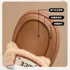 Sapatos infantis de algodão, nova coleção de inverno 2026, mocassins de princesa forrados com fleece para meninas, antiderrapantes, para crianças de tamanho médio e grande, sapatos de couro forrados com fleece e quentes