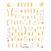 Xiaohongshu Douyin Transmissão ao Vivo Adesivos para Unhas Crianças em Relevo Adulto Capa de Celular para Unhas Acessórios para Nail Art Fabricante em Estoque