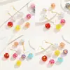 Color 16mm con lentejuelas AB bola de pelo colgante pendientes collar colgante pendientes colgantes hechos a mano diy accesorios material