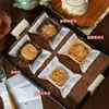 2026 Bolsas Gruesas para Empaque de Pasteles de Luna y Bases 50g 75g 100g Pasteles Cremosos de Yema de Huevo Snowskin Bolsas Selladas a Máquina Venta al por Mayor