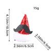 Decorações de Natal Love Hong Kong Chapéu de Lantejoulas Vermelhas Vestido de Saia de Gaze Adereço de Cabeça Estilo Coreano Grampo de Cabelo de Pato de Natal