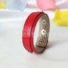 Correa de muñeca con broche de piel sintética de doble capa de piel PU, pulsera personalizada DIY con letra de aleación y goteo de aceite, accesorios de joyería