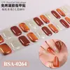 Zhengxiang Transfronteiriço Novo Adesivos de Gel para Unhas Sem Cozimento DIY Flor Gradiente Imitação de Diamante Sem UV Sem Necessidade de Lâmpada Adesivos para Unhas